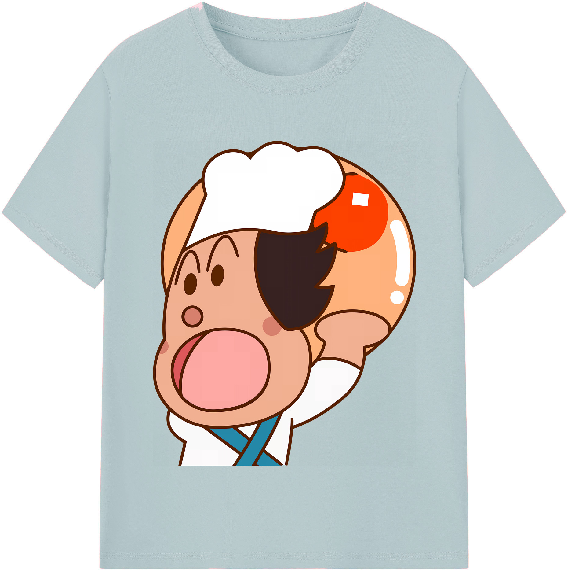 （画像用） アンパンマン Anpanman 綿100％半袖Tシャツ（フロントプリント）